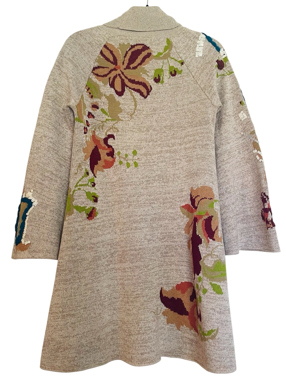 Knitted & Knotted Size Small Embroidered Knit Dress From Anthropologie - Picture 10 of 13